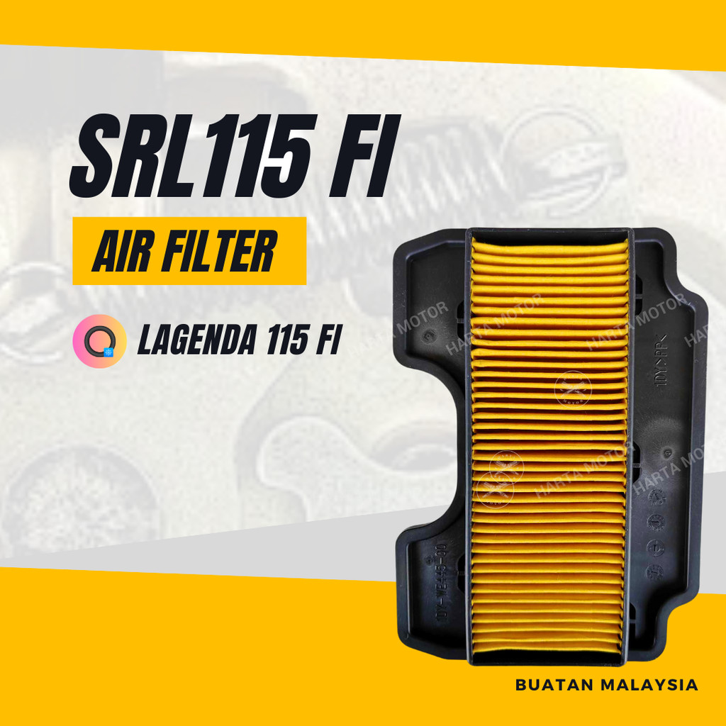 SRL115 FI AIR FILTER - LAGENDA 115FI SRL 115 ใหม่ SRL115I SRL115FI ELEMENT KOTAK ANGIN PENAPIS UDARA