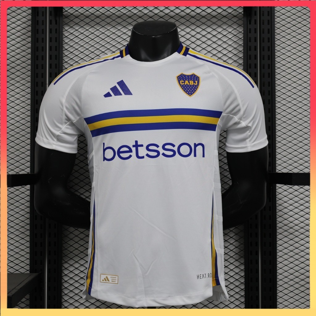 Player Version Boca Juniors 24/25 Away Football Jersey เสื้อยืดฟุตบอลผู้ชายคุณภาพสูง AAA +