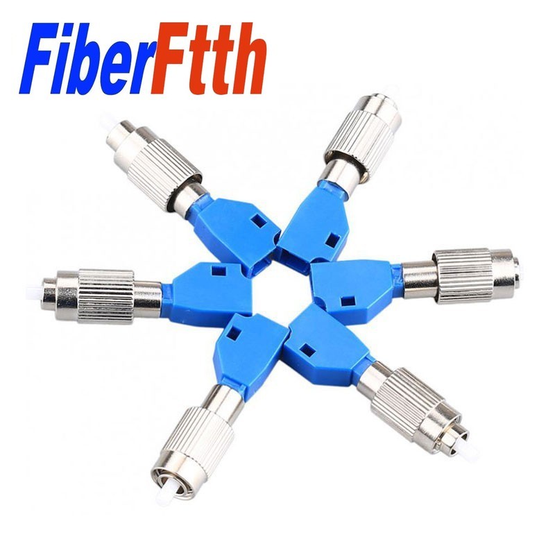 LC/UPC Female To FC/UPC Male SM 9/125 Fiber Optic Hybrid Adapter ขั้วต่อ FC-LC