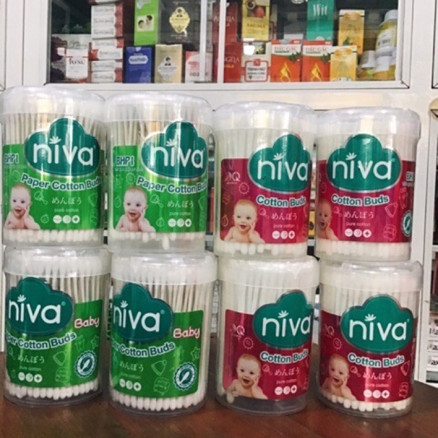 NIVA Cotton Buds สําลีก้านเด็กระดับพรีเมียม