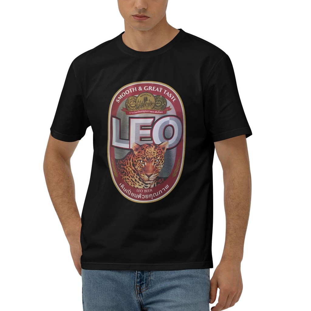 Thai Leo Beer Thailand Leopard Soft Cotton T-Shirt