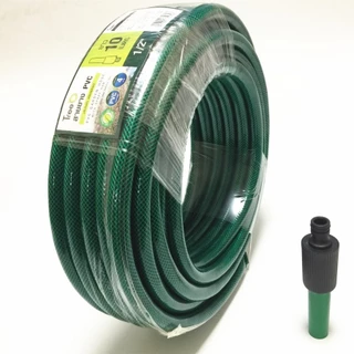 GlobalHouse Tree’O สายยาง พีวีซีเสริมใยแก้วพร้อมหัวฉีด 1/2“x10M รุ่น PGHLF12-10 สินค้าของแท้คุณภาพดี