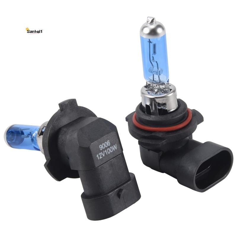 2 x 9006 HB4 6000K Xenon Halogen ไฟหน้าหลอดไฟ 100W