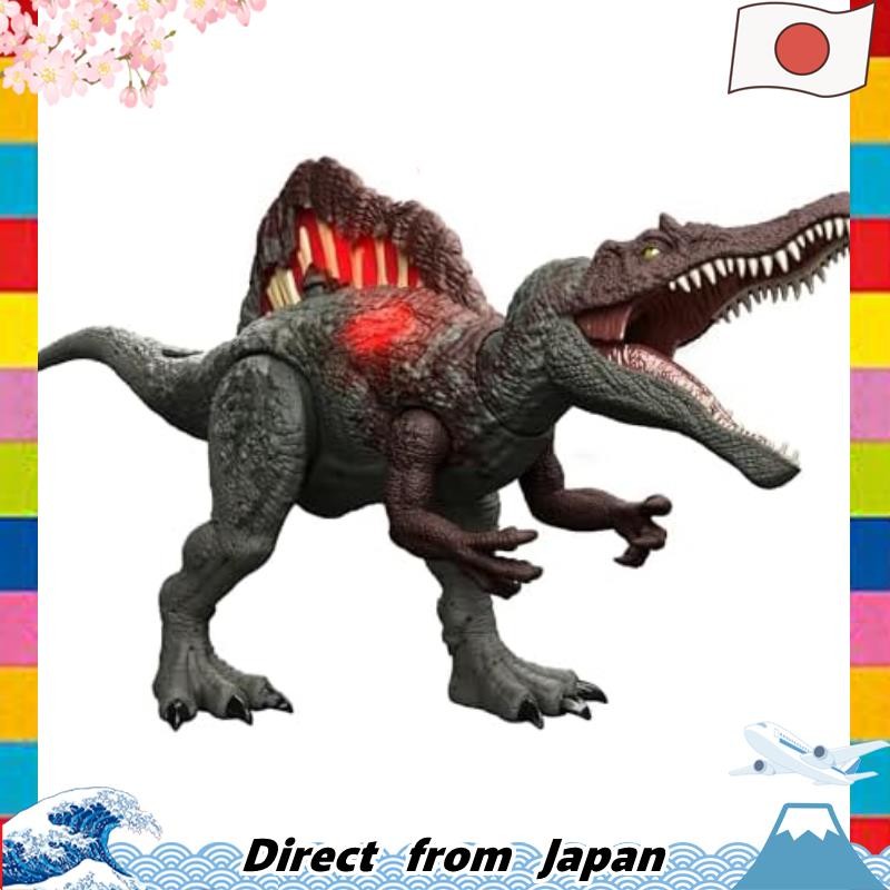 แมทเทลจูราสสิคเวิลด์ (JURASSIC WORLD) ความเสียหาย! ของเล่นไดโนเสาร์รูปเด็ก Hikaru Spinosaurus ความยาวรวม: ประมาณ 55 ซม. อายุ 4 ปีขึ้นไป สีเขียว HXF62Direct from Japan