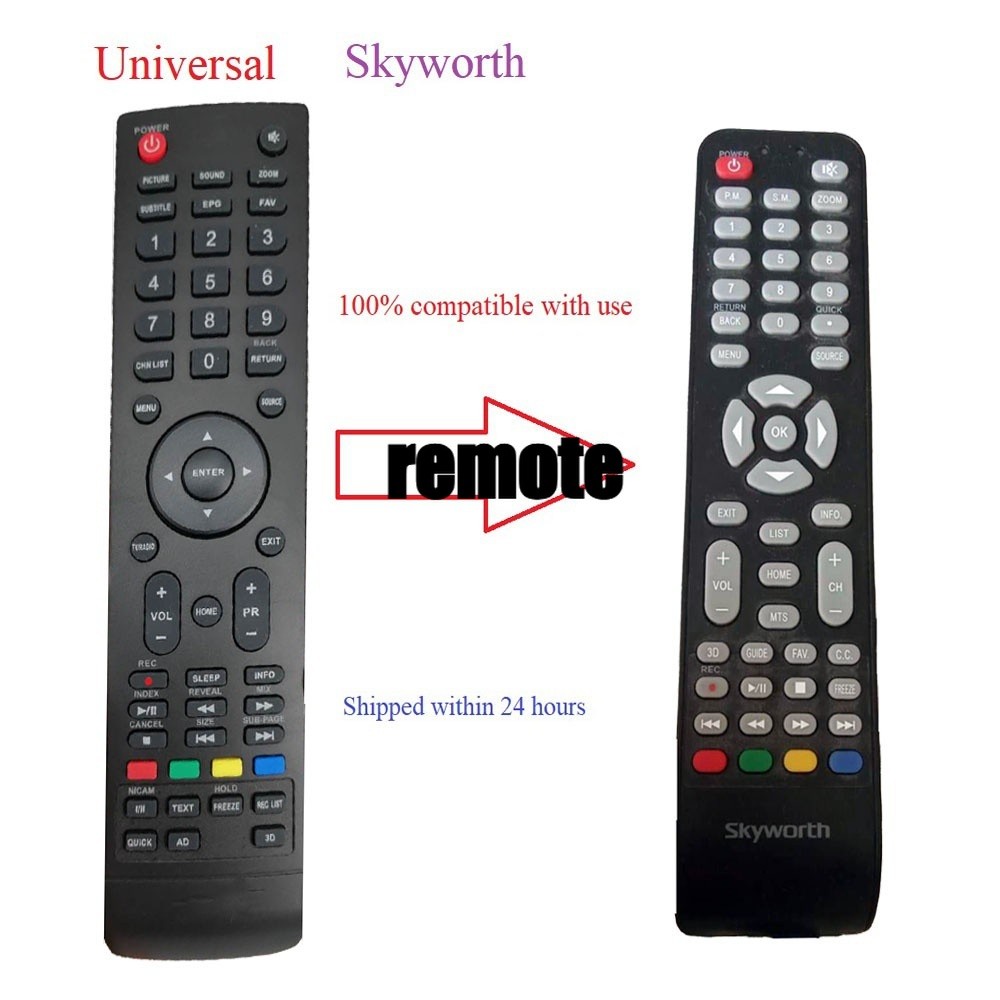 COOCAA Skyworth 539c-262117-w170 เหมาะสําหรับ rient LED คริสตัลเหลว YouTube High-Definition TV รีโมท