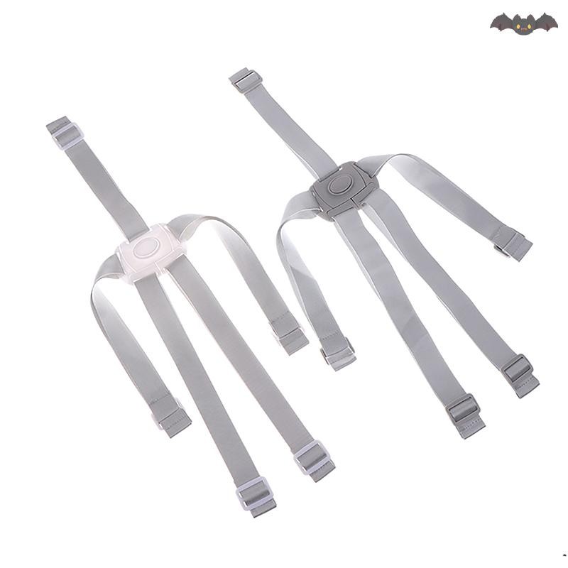 [PE] หัวเข็มขัด 5 จุด Universal สายรัดเก้าอี้สูง ปลอดภัย เข็มขัดนิรภัย สําหรับรถเข็นเด็ก Pram Buggy TH