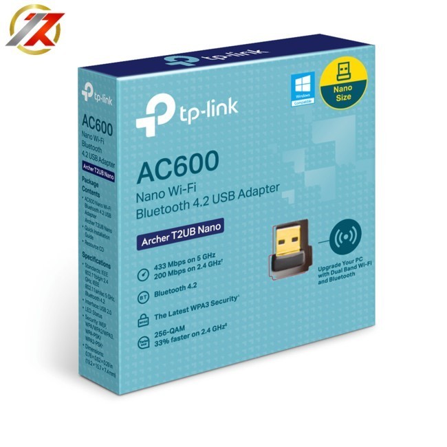 TP-LINK Archer T2UB Nano 600Mbps Wi-Fi Bluetooth 4.2 อะแดปเตอร์ไร้สาย