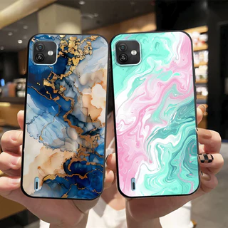 ดอกไม้หินอ่อนหรูหราสําหรับ Wiko Y81 / Y82 กรณีแมวน่ารักปลอกซิลิโคนอ่อนนุ่มกันกระแทกสําหรับ Wiko Y81 / Y82 เคสโทรศัพท์กันชน