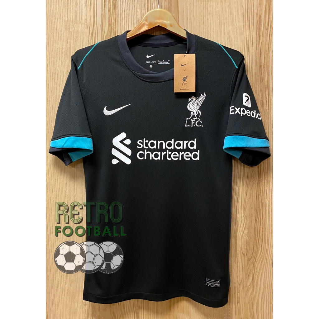 เสื้อฟุตบอล ลิเวอร์พลู Away เยือน เกรดแฟนบอล [ 3A ] 2024/25 เสื้อเปล่าพร้อม ชื่อนักเตะ+อาร์มEPL (ลิเวอร์พลู-ครบทุกคน)