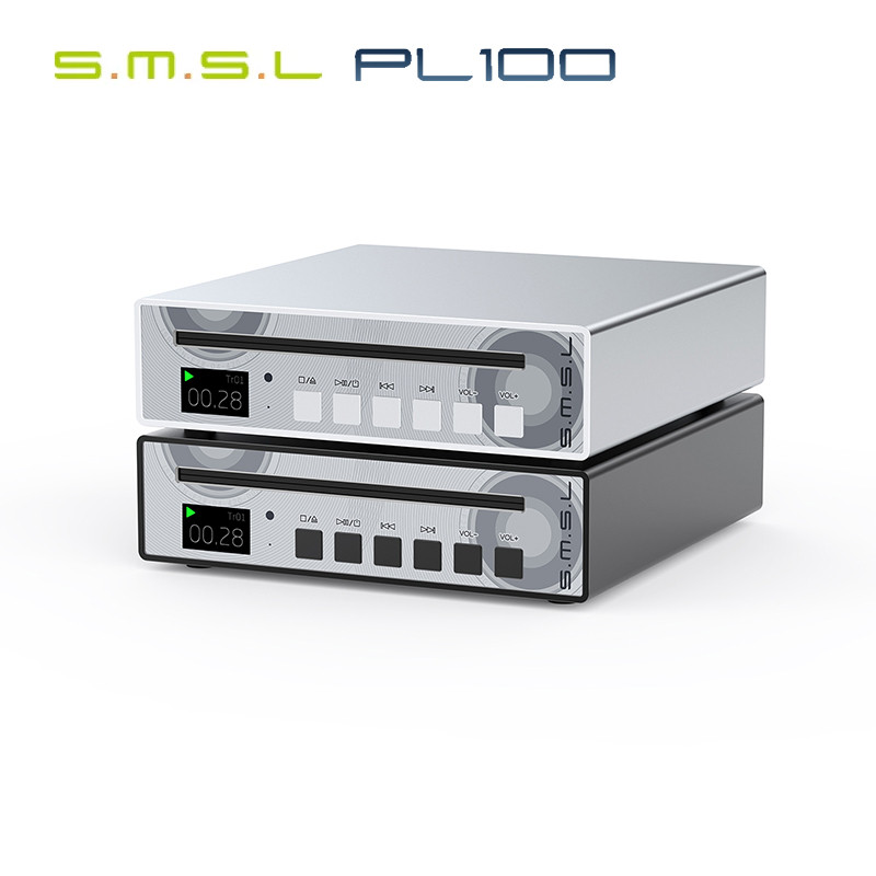 Smsl PL100 เครื่องเล่นซีดี CS43131 ถอดรหัสออปติคอลโคแอกเชียลเอาต์พุตหูฟัง 3.5 มม. พร้อมรีโมทคอนโทรล