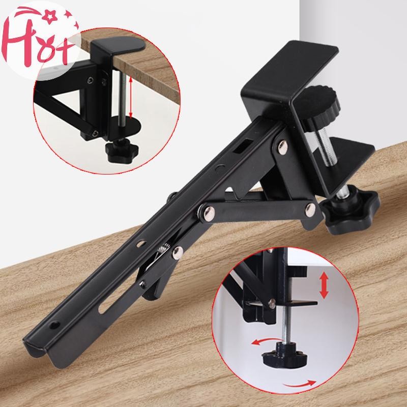 Ge L-รูปเดสก์ท็อปพับได้Heavy-duty Punch-ฟรีประหยัดพื้นที่เดสก์ท็อปขยายแผ่น Rackอุปกรณ์ฮาร์ดแวร์สแควร์