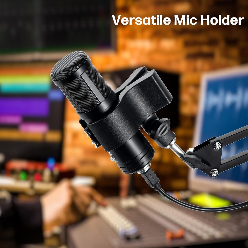 ไมโครโฟนขนาดใหญ่ Spring ClipMicrophone AccessoriesWireless Adaptive Microphone CantileverShock MountClipFits: ไมโครโฟน 3.2 ซม. และ 6 ซม.