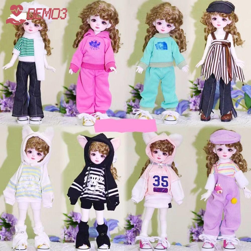 [DEMO3] Ob11 Hoodie, 1/6 30 ซม.ตุ๊กตา Handmade BJD ตุ๊กตาเสื้อผ้า, แฟชั่นเปลี่ยน DIY เด็กของขวัญตุ๊กตาเสื้อผ้าผ้าฝ้ายตุ๊กตา