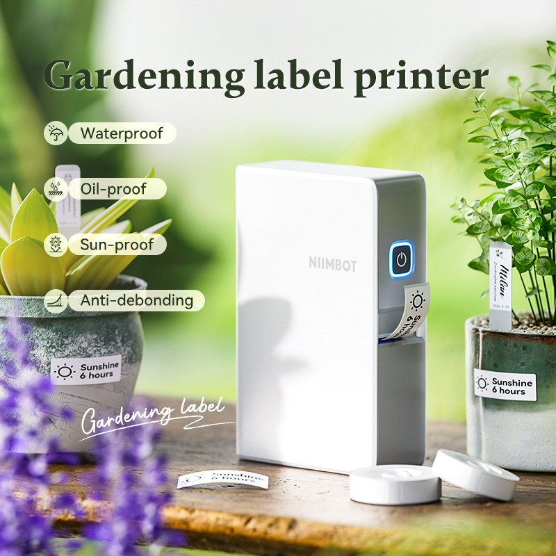 Niimbot B18 เครื่องพิมพ์ถ่ายเทความร้อน สติ๊กเกอร์รหัส QR สายเคเบิล เครื่องพิมพ์ฉลากสำนักงาน บลูทู ธ บ้าน ที่เก็บเสื้อผ้า การจัดเก็บสินค้า เครื่องพิมพ์ฉลากอาหารแช่แข็ง