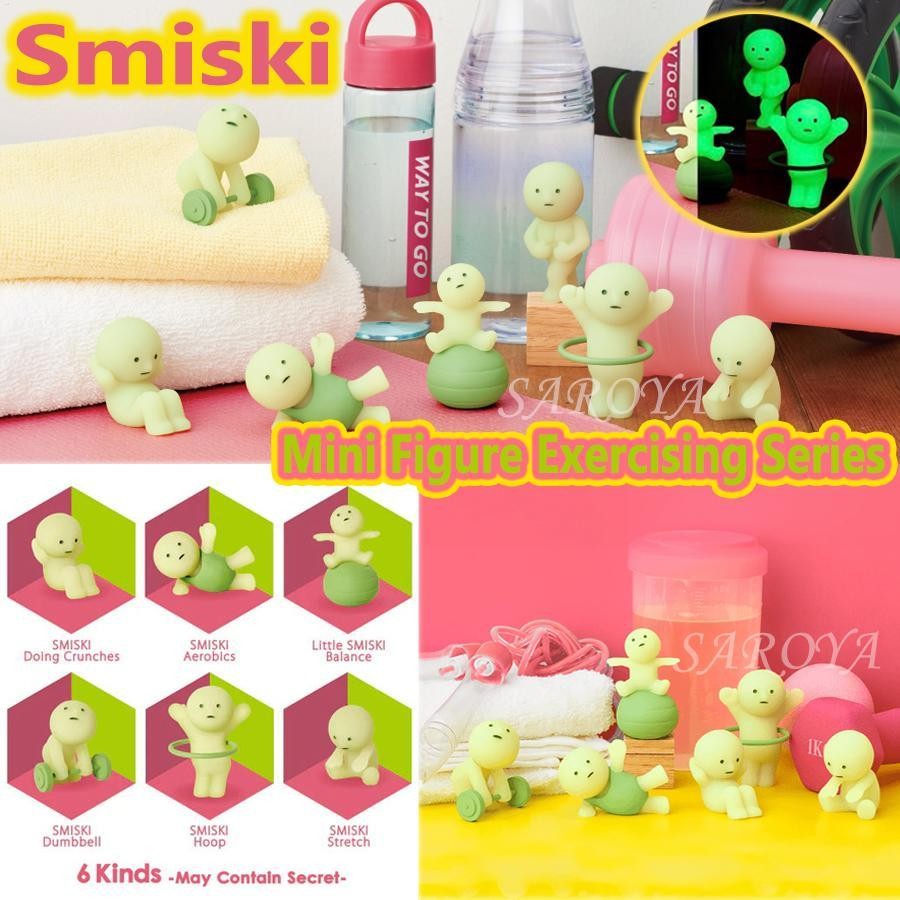 Smiski Hippers Phone Smiski exercising Series Blind Box สนุกกับ Smiski qiazhilth