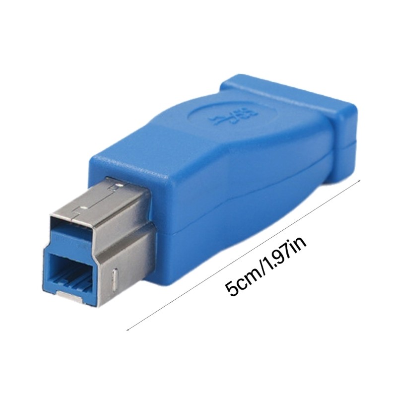 อะแดปเตอร์ Boom USB B Male3 0 เป็นตัวเชื่อมต่อหญิง Type C รูปที่ 2