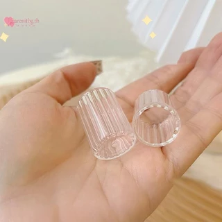 Renbg 1 PC ถ้วยเล็บถ้วยคริสตัลอะคริลิค Liquid ชามผู้ถือล้างเล็บปากกาจาน Dappen เล็บเครื่องมือ TH