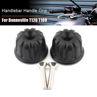 Handle Bar Cap End Plug Handlebar Grips สําหรับ Triumph Bonn…