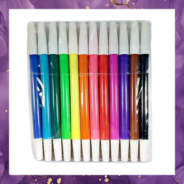 (SBA) ปากกามาร์กเกอร์ 12 สี ต่อชุด 12 ชิ้น ราคาระบายสีการวาดภาพ ST5929C3