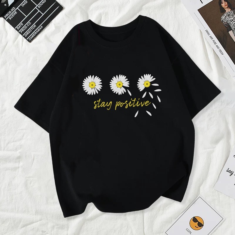 Cosco เสื้อยืดผู้หญิงสาวลายการ์ตูนน่ารัก#8838