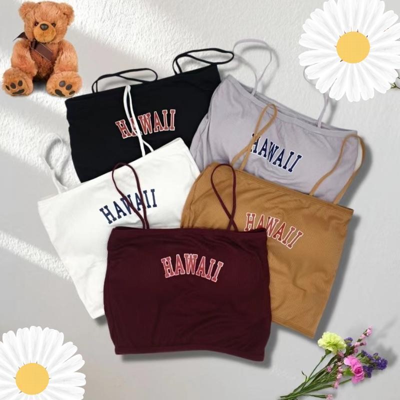 AP Store 5010สายเดี่ยวผ้าร่องเสื้อสายเดี่ยวสีซัมเมอร์ ผ้านิ่มใส่สบาย มีให้เลือกหลายสี
