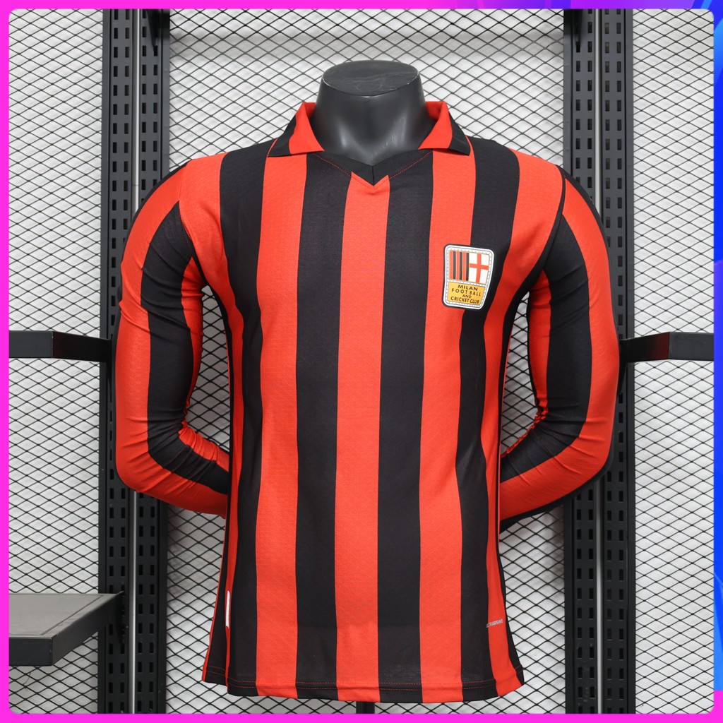 Player version 24-25 AC 125 Anniversary Top Quality Football Jersey Long Sleeved Shirt S-XXL