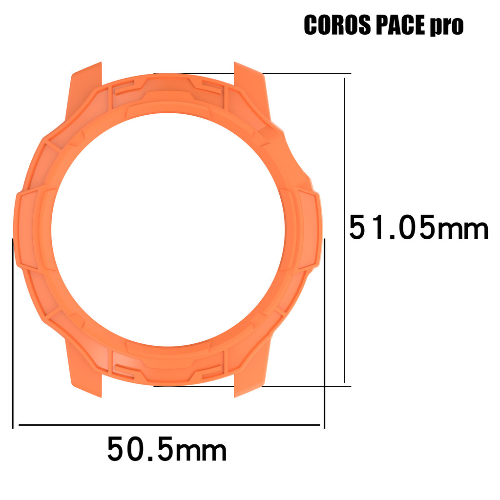 เคสซิลิโคน TPU ฝาครอบป้องกันกันชนกันรอยขีดข่วนสําหรับ Coros PACE 3 pro PACE3 PACE pro