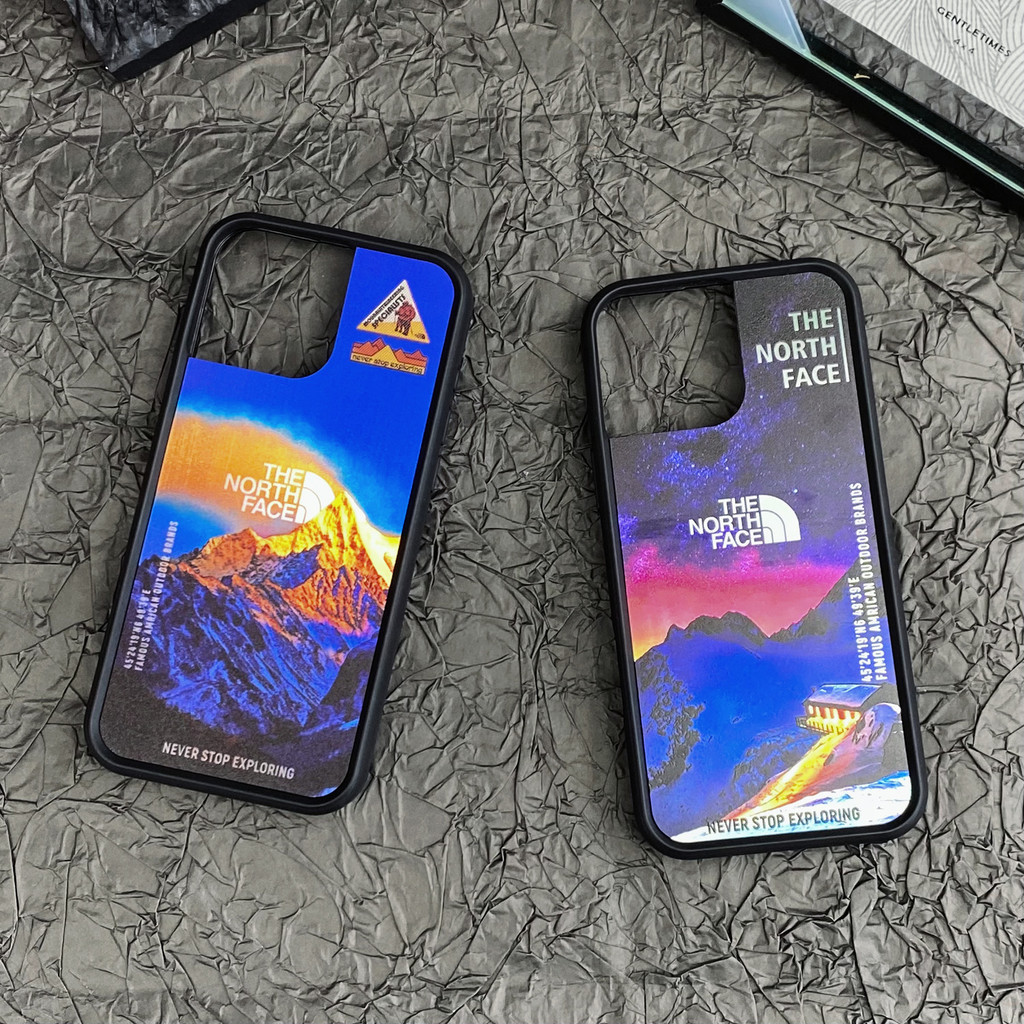 The North Face Magnetic Shell Hard Case สําหรับ IPHONE 16 15 14 13 12 PRO MAX PLUS ฝาครอบป้องกัน