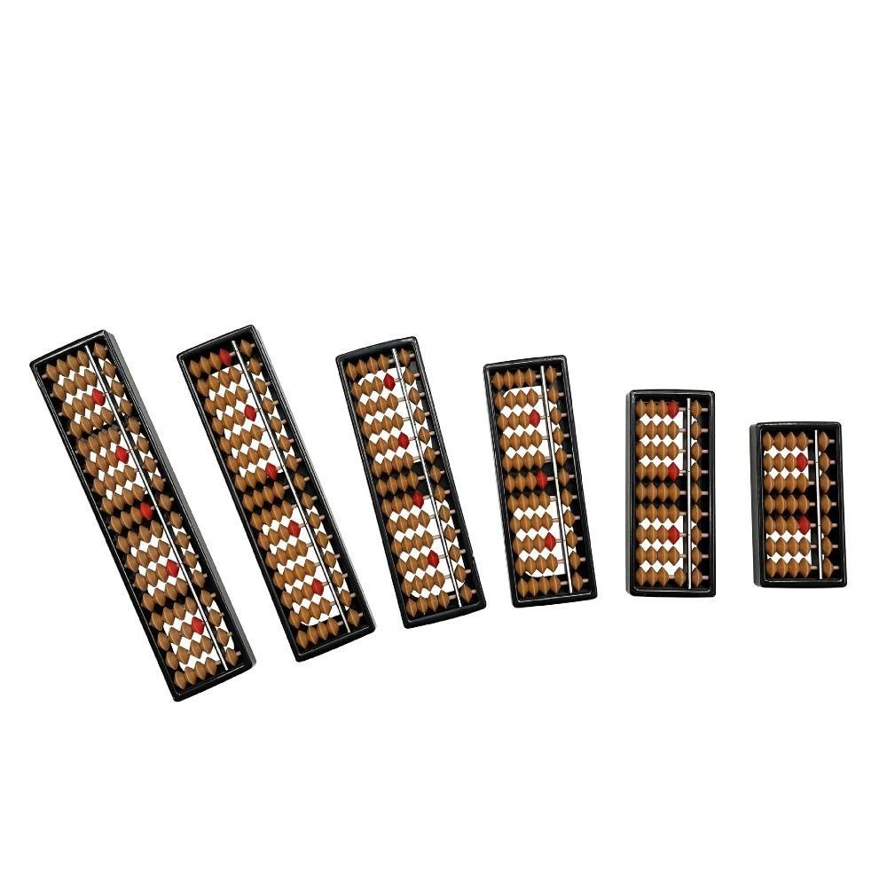 โมลิธ เครื่องคิดเลข โซโรบัน ลูกคิดมาตรฐานพลาสติกลูกปัดสีน้ําตาลง่าย 7/9/11/13/15/17 หลักนับลูกคิดคณิตศาสตร์เริ่มต้น - รูปที่ 7