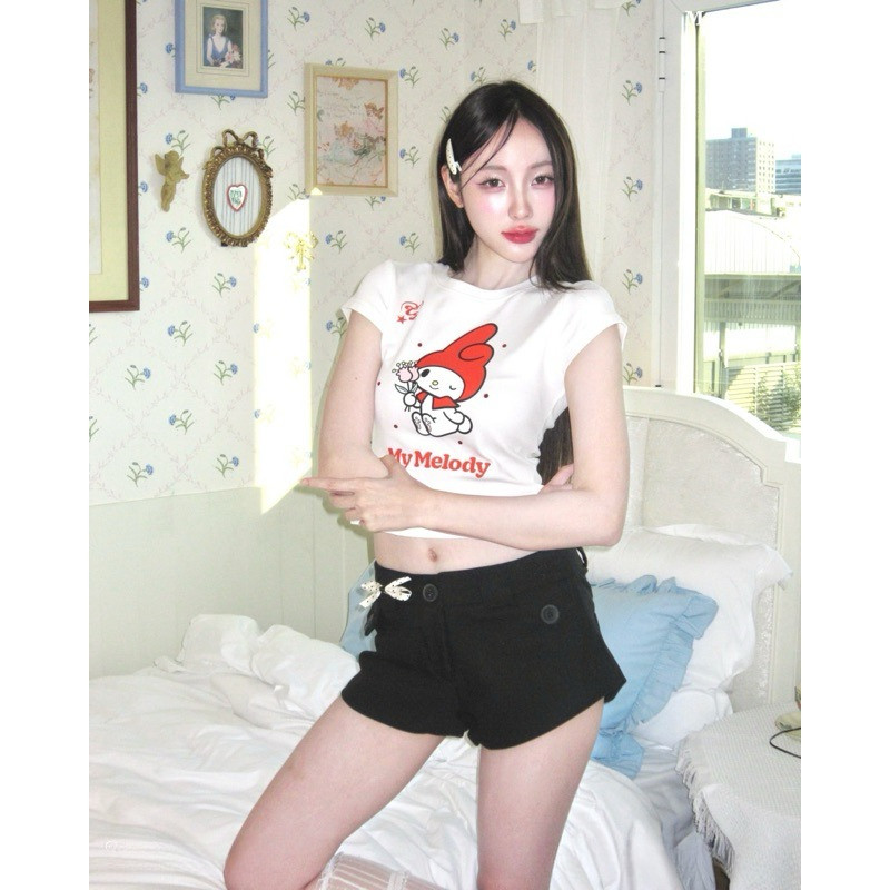 (จัดส่งตลอด 24 ชั่วโมง）Angle Official Cintage♡ CT2069 Cintage x My Melody Babytee