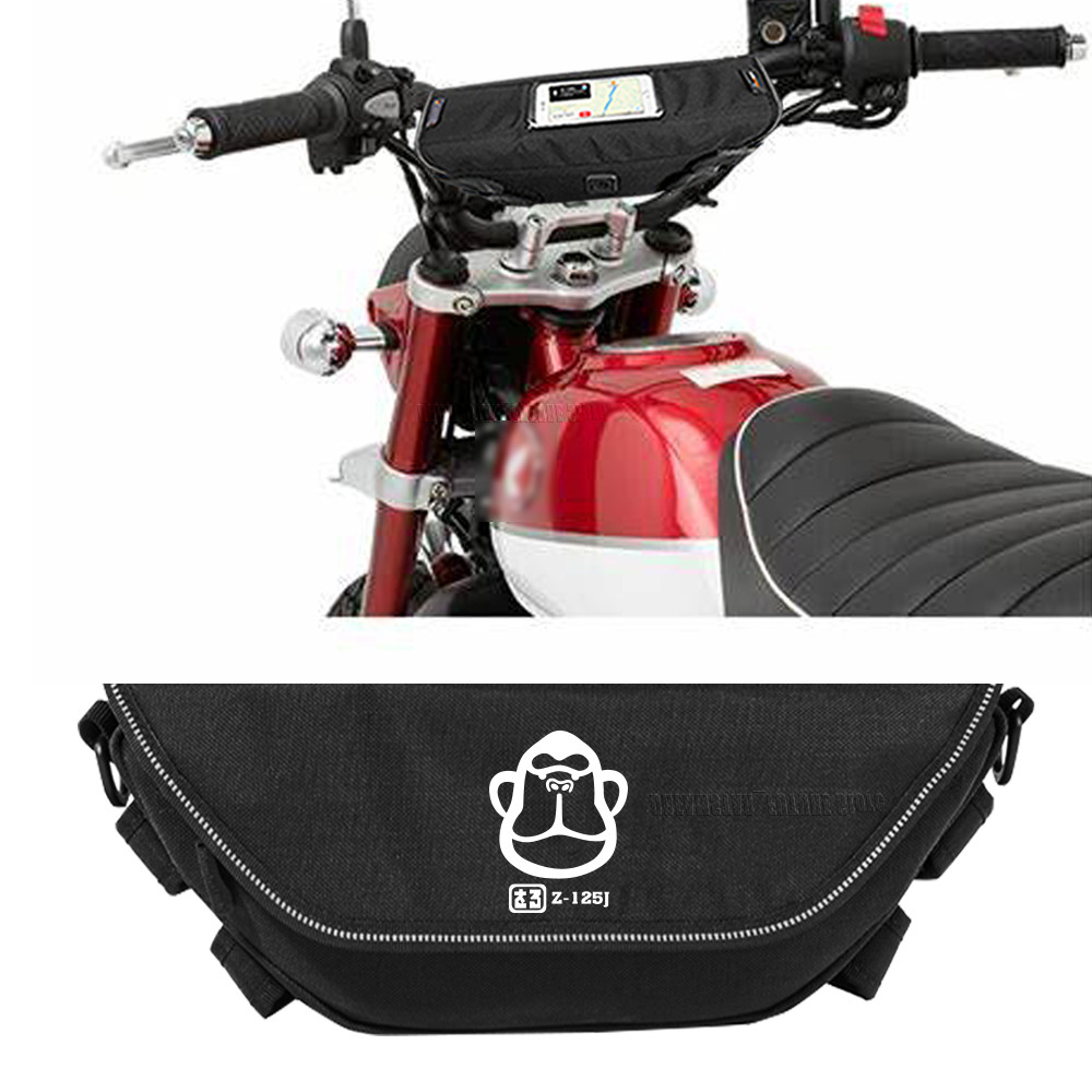 สําหรับHonda Monkey Z 125 Z125 Monkey125 2018-2025 กันน้ํารถจักรยานยนต์Handlebarกระเป๋าเดินทางนําทาง