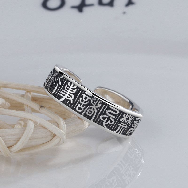 ผู้ชายผู้หญิงเงินไทยหนึ่งร้อยไม่มีแท็บoos เหมาะสําหรับทุกอย่างแหวนศิลปะแนวโน้มย้อนยุคที่เรียบง่ายทุก