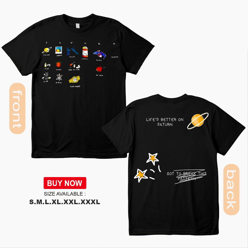 Original SZA shirt เสื้อยืดคุณภาพสูง (ขอโดยอัลบั้ม SZA ปี 2024 saturn)