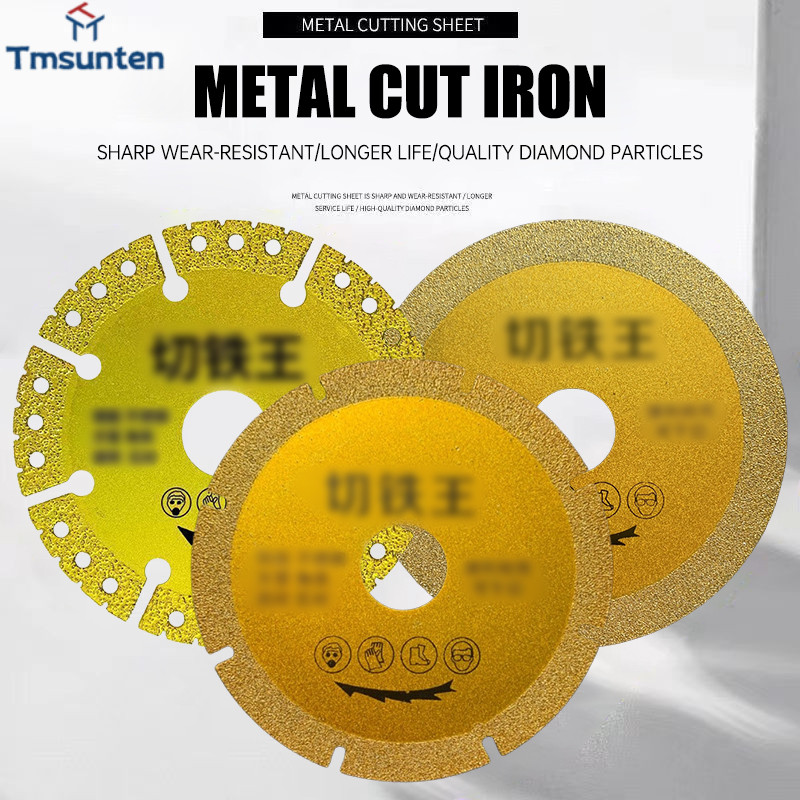 🛒ใบตัดเหล็ก 4 นิ้ว ใบเลื่อยตัดเพชร เหล็กสเตนเลส 100 มม. สําหรับเครื่องเจียรมุม 3 ชิ้น Tmsunten - รูปที่ 2