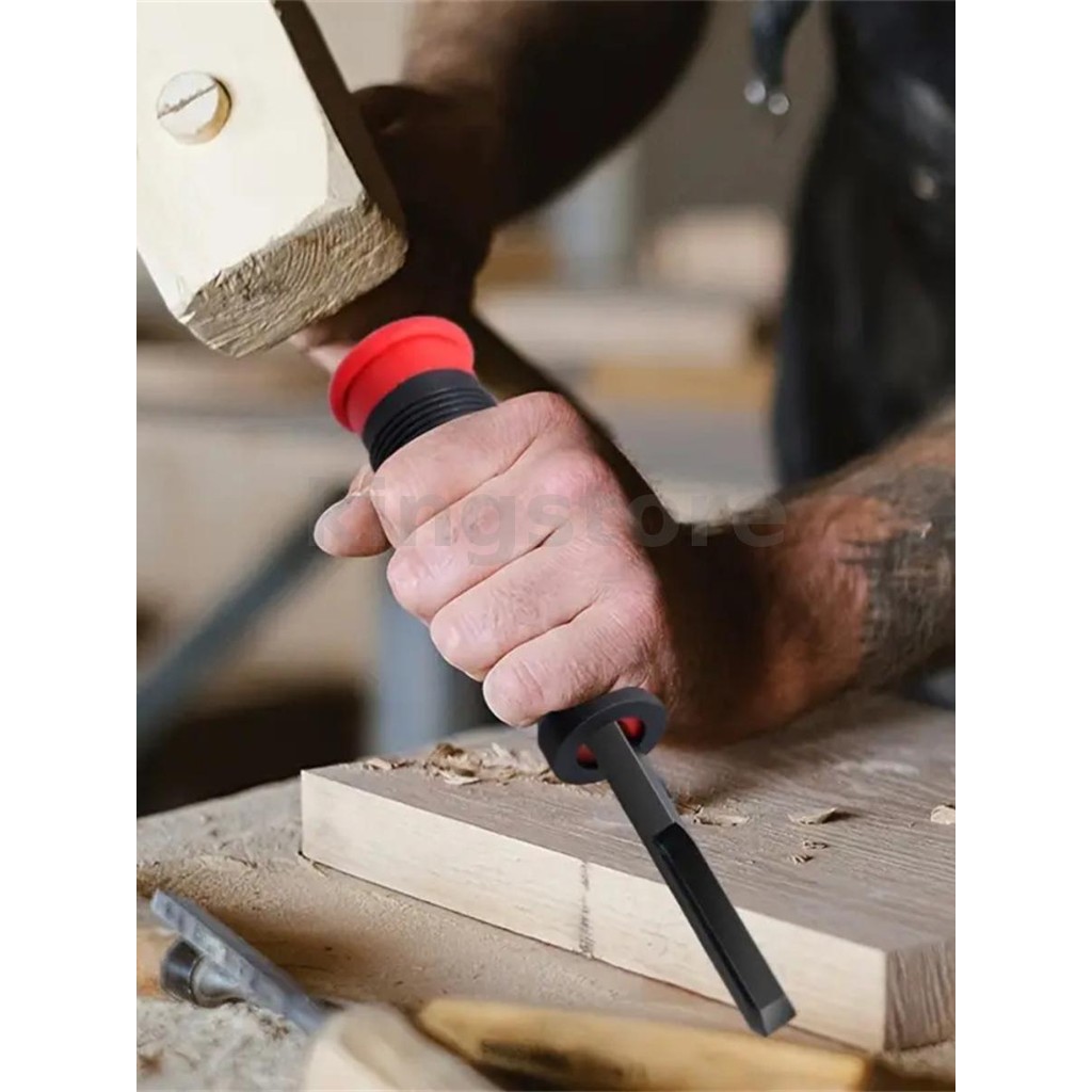 90° มุมขวามุมสิ่ว Mortise Chisel ใบมีดเหล็กคาร์บอนสูงจับพลาสติก 2.76 นิ้วความลึกสําหรับการติดตั้งประตูไม้แกะสลัก Framing งานไม้เครื่องมือ