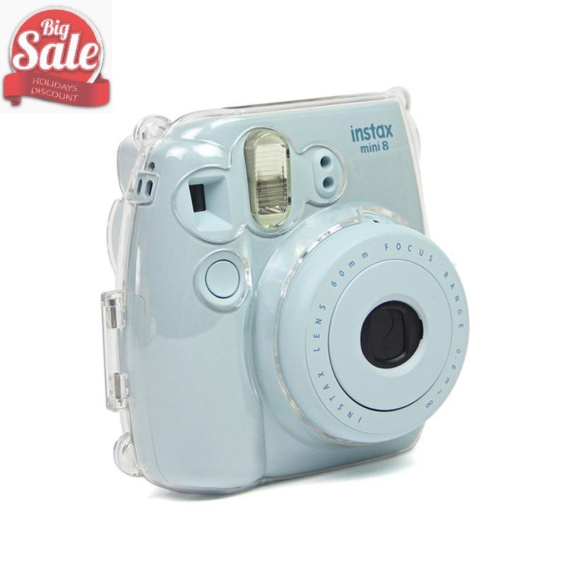 AF Fujifilm Instax 8/8+ 9 กล้องฟิล์ม Clear Hard Case Bag Cover A - รูปที่ 3