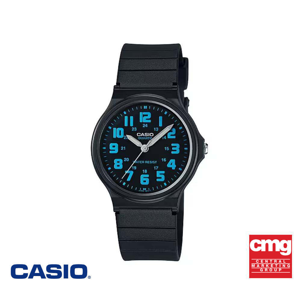 CASIO นาฬิกาข้อมือ CASIO รุ่น MQ-71-2BDF วัสดุเรซิ่น สีฟ้า