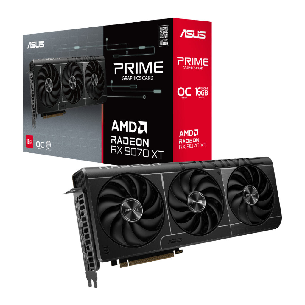 VGA ASUS Prime Radeon RX 9070 XT OC Edition 16GB GDDR6