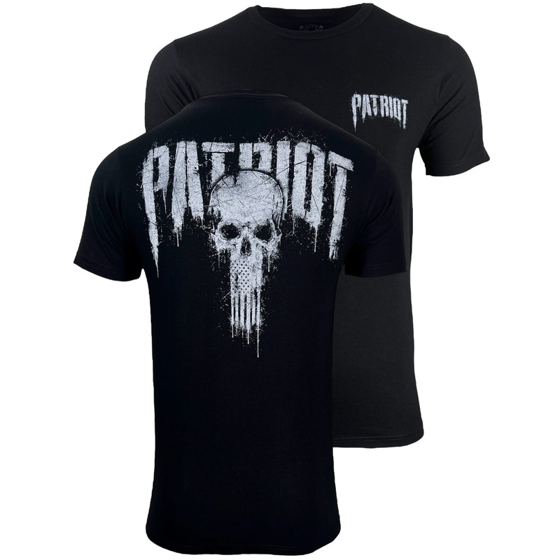 เสื้อยืดผู้ชายสไตล์ Howitzer Patriot MFG Military Grunt MFG