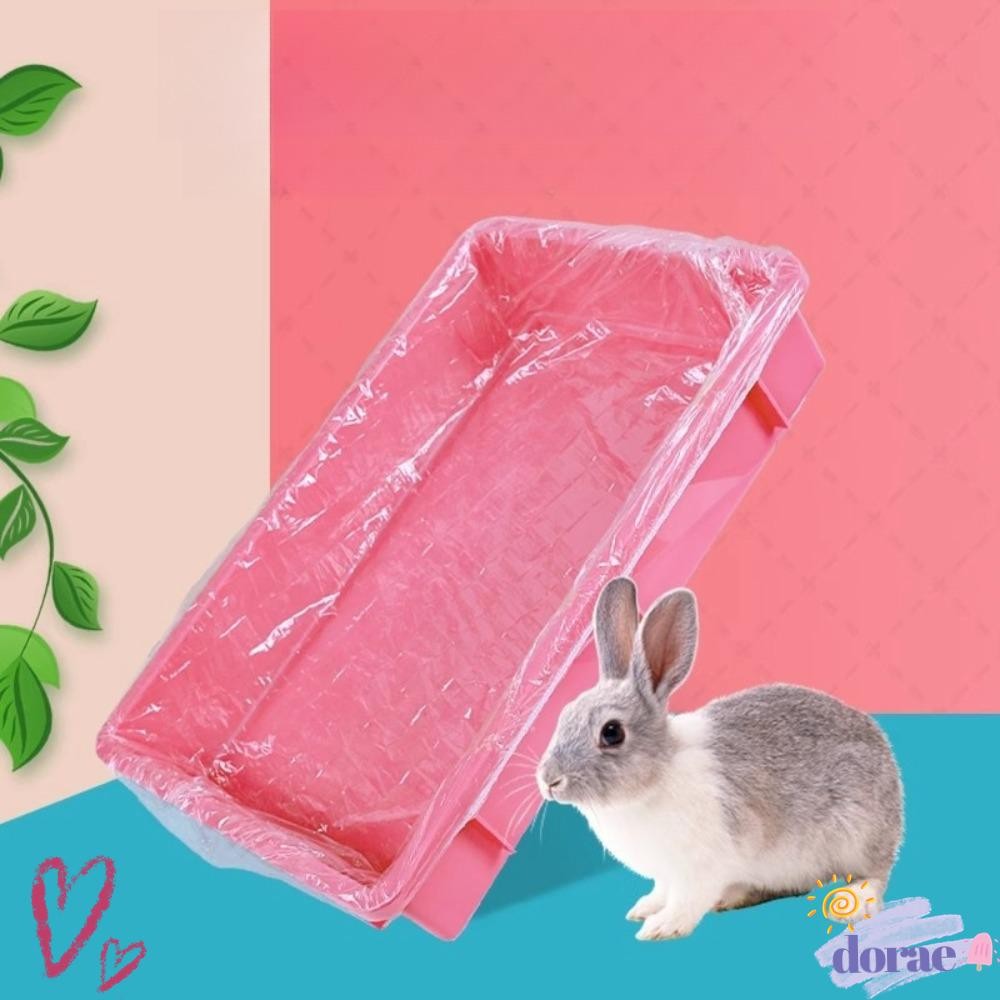 ที่นั่น 10ชิ้นกรงกระต่ายถาดเสื่อ,ทิ้งโปร่งใสสัตว์เลี้ยงถาดปก,สี่เหลี่ยมยืดหยุ่นหนากรงนกถาดสําหรับสุนัขแมว
