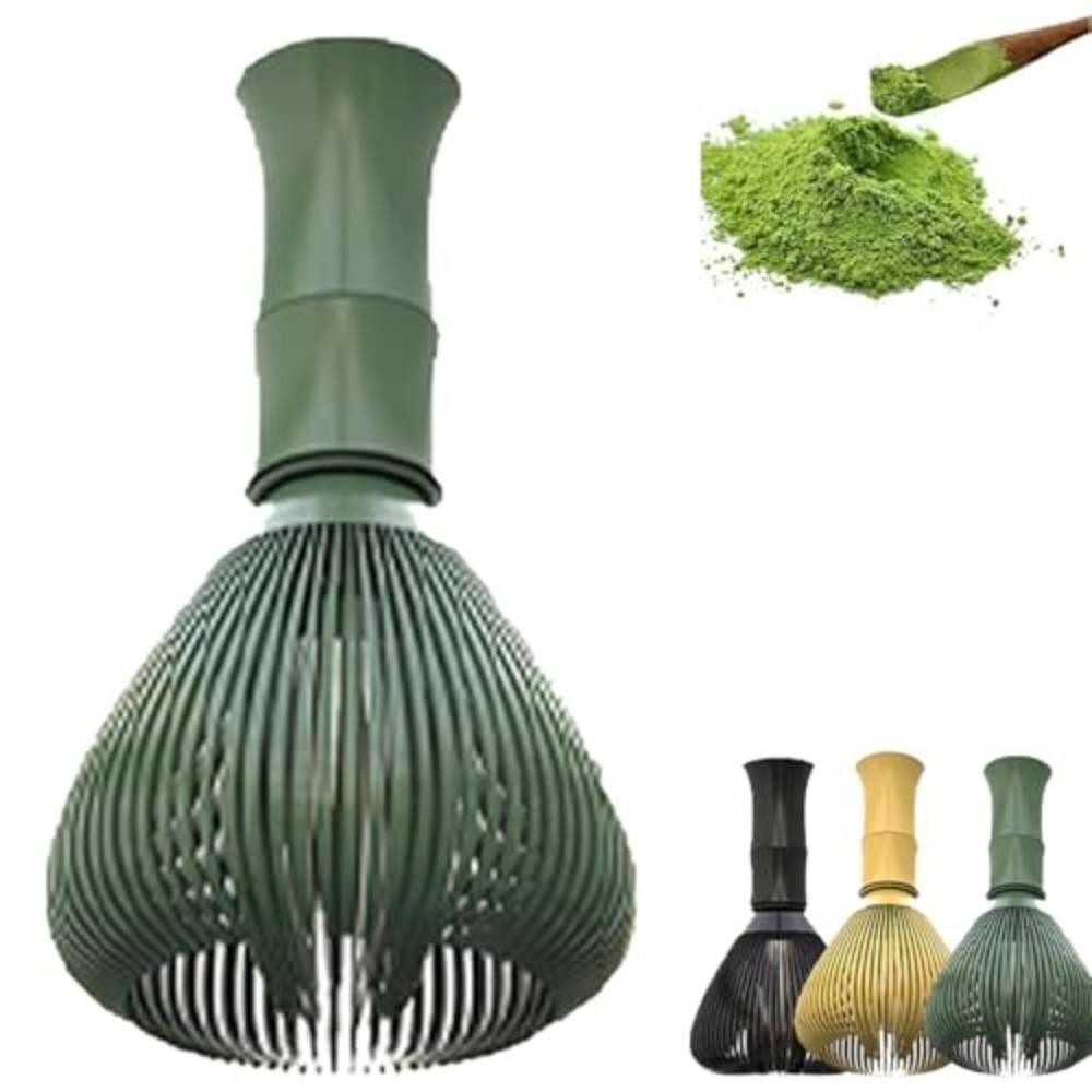 ANDIN Matcha Whisk,พร้อมที่ปัดเรซิ่นเรซิ่นปัด,Reusable Smoothแบบพกพาชาเขียวผง Whiskชุดชาอุปกรณ์เสริม - รูปที่ 2
