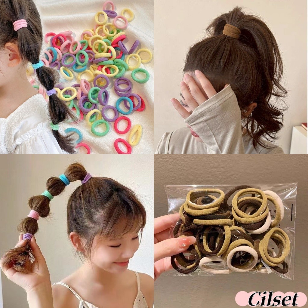 Cilset พร้อมส่ง  หนังยางสองขนาด ราคา1บาท ยืดมัดได้ดี แฟชั่น /TM-14/TM-15