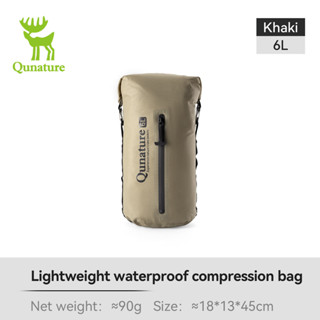 Qunature กระเป๋าบีบอัดกันน้ําเต็มรูปแบบสวมใส่ถุงเก็บความจุขน…