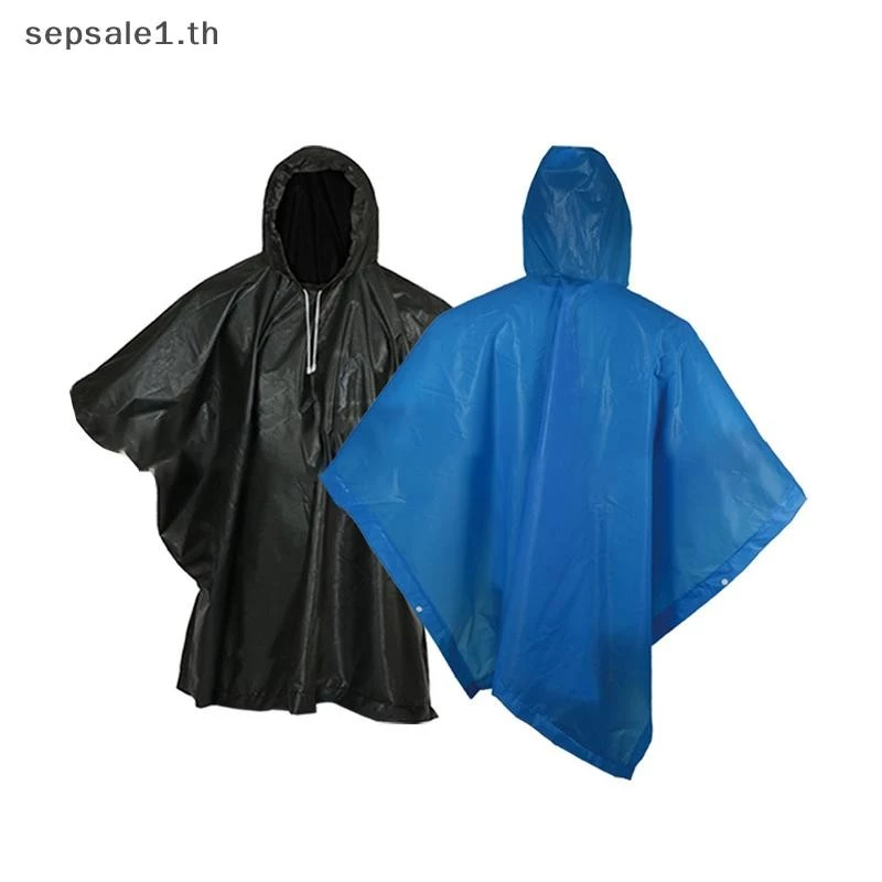 เสื้อกันฝนแขนยาวมีฮู้ด สำหรับขี่มอเตอร์ไซค์ เดินป่า และท่องเที่ยว thumbnail 4