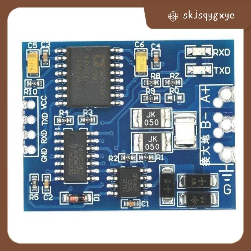 skjsqygxyc3.3V 5V TTL UART to RS485 Isolated Interface Converter โมดูล Single-Chip Serial Port UART 