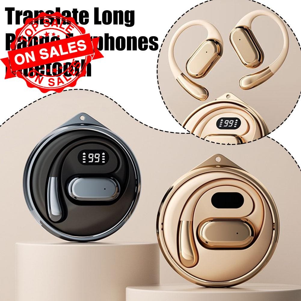 Ai Interpreter Earbuds Translator หูฟัง D88 หูฟังบลูทูธ Translate แบบเรียลไทม์ T8e1