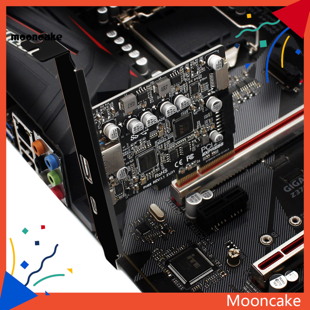 ขนมไหว้พระจันทร์| การ์ดขยายสําหรับการส่งผ่านความเร็วสูง 10g Usb3.2 Gen2 การ์ดขยาย Type-c ความเร็วสูง