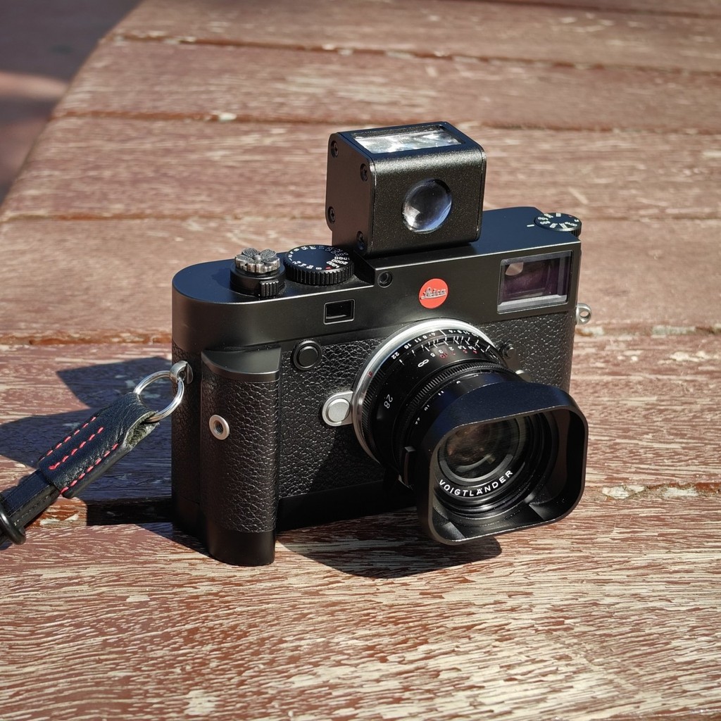 Leica เอวช่องมองภาพแบน 28 มม.ระดับโฟกัส 35 มม.Handmade เปลือกโลหะ Q2 Q3 M11 M10 M9 M240