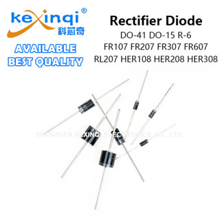 (10-50 ชิ้น) วงจรเรียงกระแสไดโอด FR107 FR207 FR307 FR607 RL2…