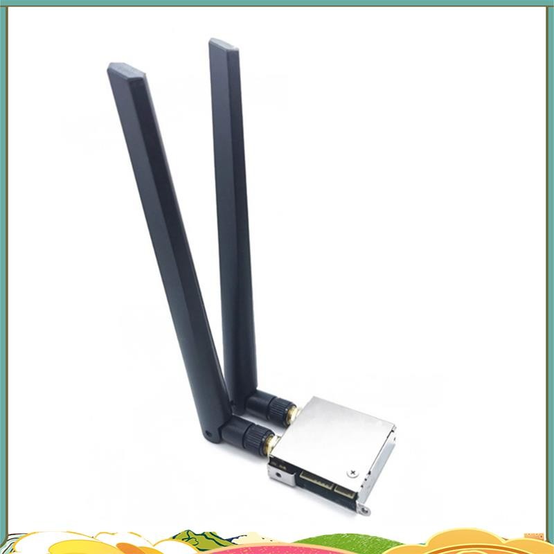 การ์ด WiFi ไร้สาย WiFi Go WiFi6 BT5.0 2400Mbps การ์ดเครือข่ายอะแดปเตอร์ AX201 2400M P9JB